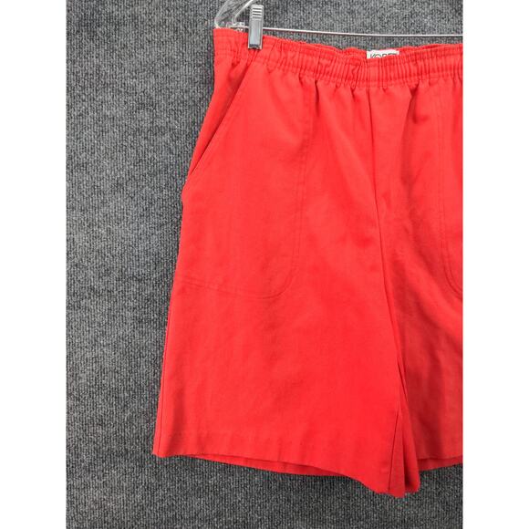 Vintage Womens Koret Francisca Shorts Size 31 Red Made in USA - Picture 3 of 9